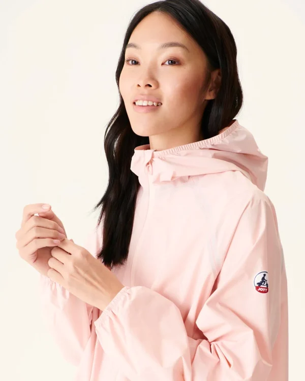 Clearance Long Hooded Jacket Light Pink Copenhagen Women Down Jackets & Jackets