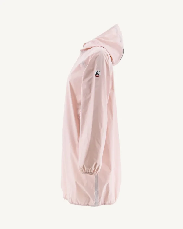 Clearance Long Hooded Jacket Light Pink Copenhagen Women Down Jackets & Jackets