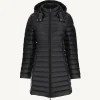 Online Long Hooded Puffer Jacket Black Vero Women Down Jackets & Jackets