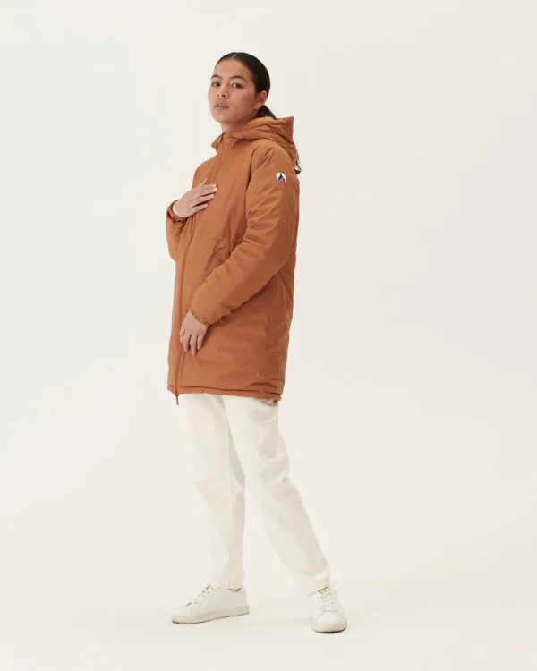 Hot Long Reversible Down Jacket Camel/Light Camel Roma Women Down Jackets & Jackets