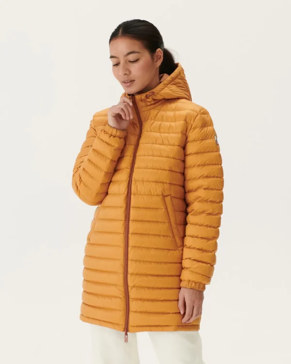 Hot Long Reversible Down Jacket Camel/Light Camel Roma Women Down Jackets & Jackets