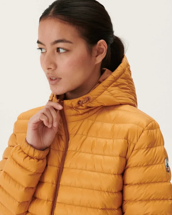 Hot Long Reversible Down Jacket Camel/Light Camel Roma Women Down Jackets & Jackets