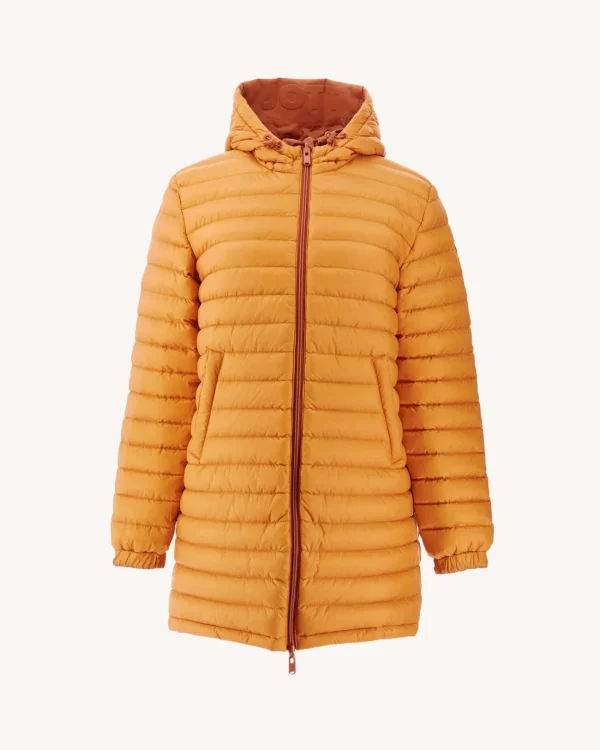 Hot Long Reversible Down Jacket Camel/Light Camel Roma Women Down Jackets & Jackets