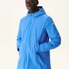 Store Long Reversible Hooded Down Jacket Azur/Marine Amsterdam Men Down Jackets And Jackets