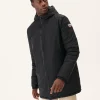 New Long Reversible Hooded Puffer Jacket Black Amsterdam Men Down Jackets And Jackets