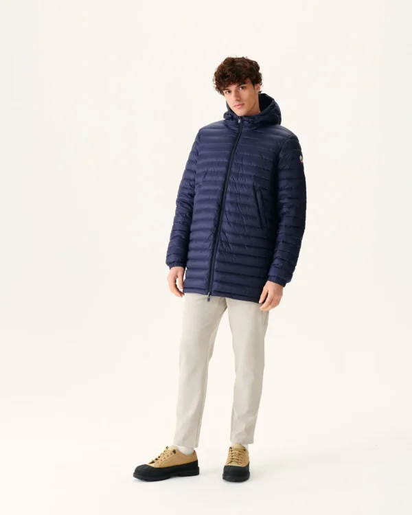 Online Long Reversible Hooded Puffer Jacket Marine Amsterdam Men Down Jackets And Jackets