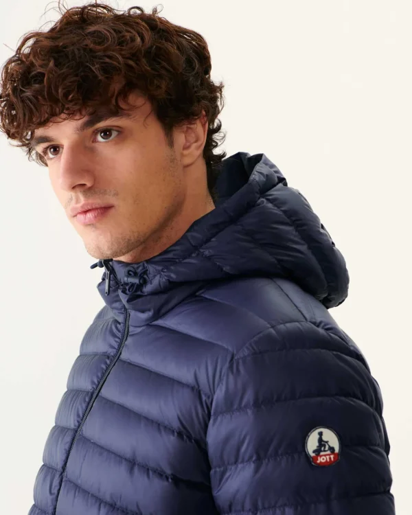 Online Long Reversible Hooded Puffer Jacket Marine Amsterdam Men Down Jackets And Jackets