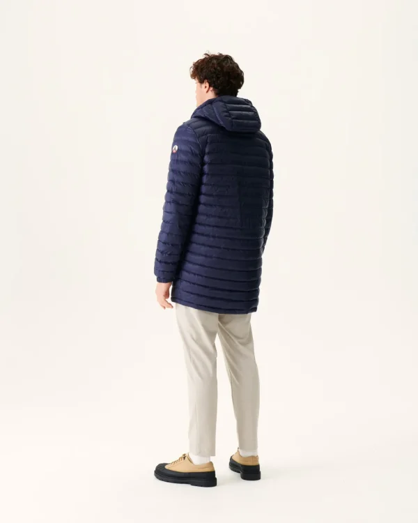 Online Long Reversible Hooded Puffer Jacket Marine Amsterdam Men Down Jackets And Jackets