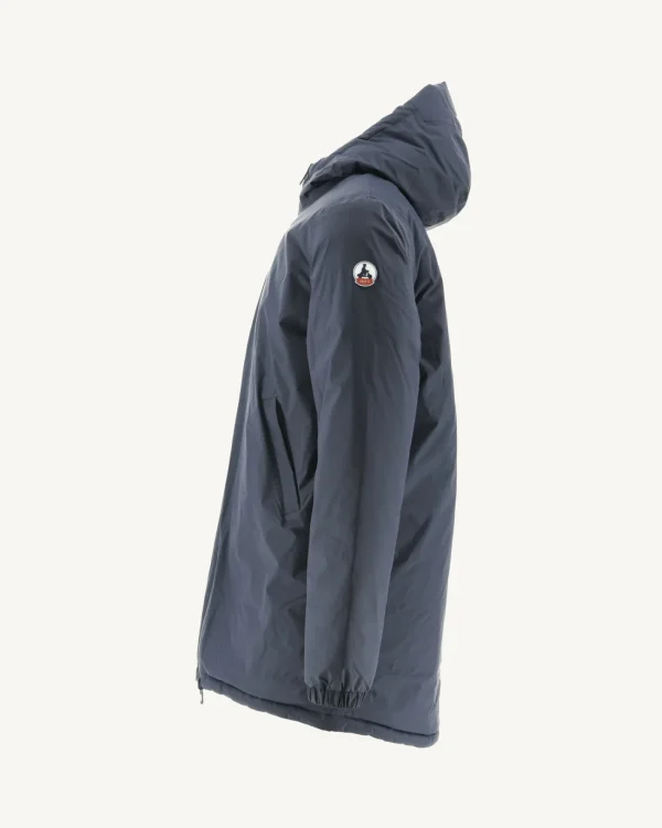 Online Long Reversible Hooded Puffer Jacket Marine Amsterdam Men Down Jackets And Jackets