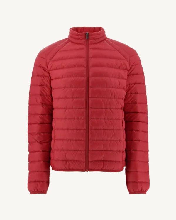 Fashion Matt Red Lightweight Padded Jacket Men Down Jackets And Jackets