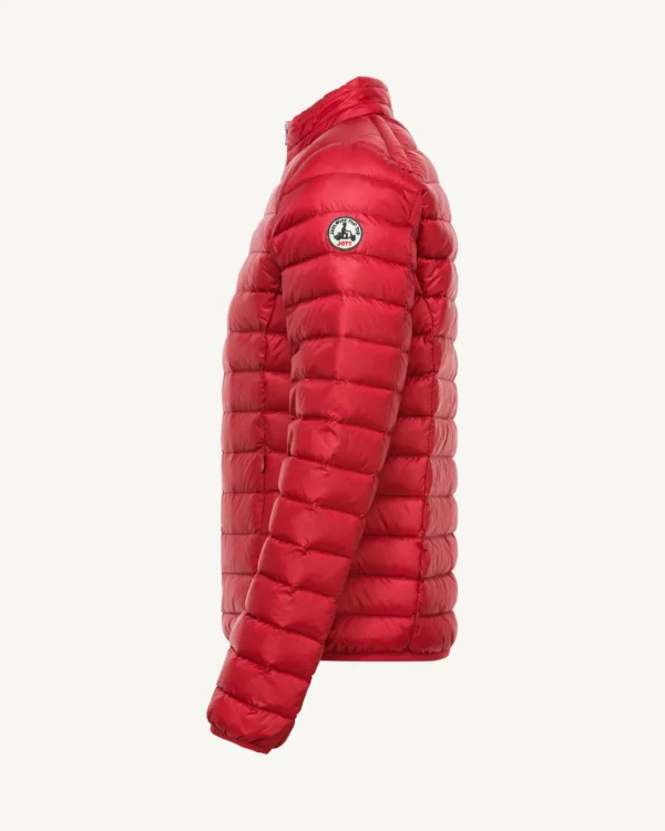 Fashion Matt Red Lightweight Padded Jacket Men Down Jackets And Jackets