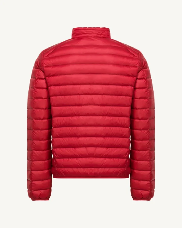 Fashion Matt Red Lightweight Padded Jacket Men Down Jackets And Jackets