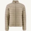 Flash Sale Matte Beige Lightweight Padded Jacket Men Down Jackets And Jackets