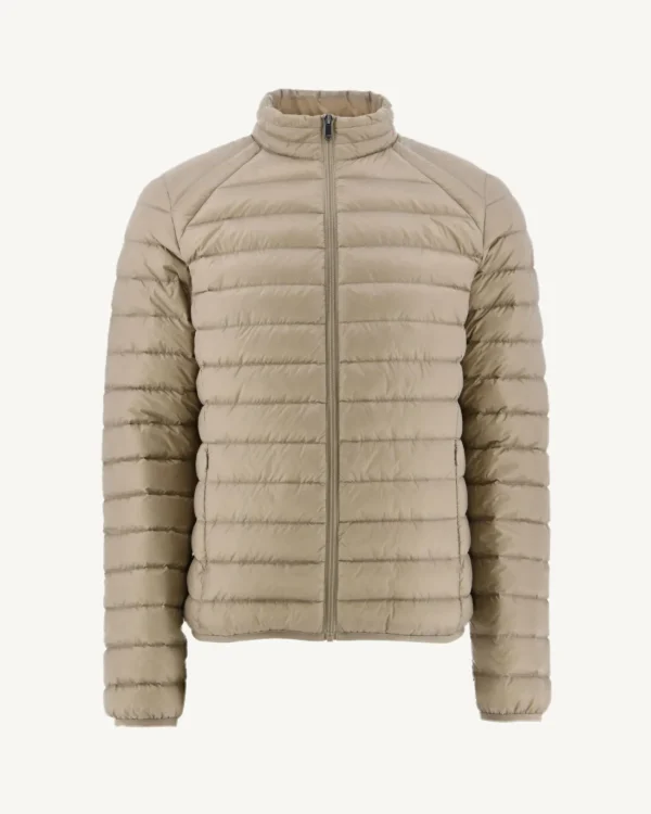 Flash Sale Matte Beige Lightweight Padded Jacket Men Down Jackets And Jackets