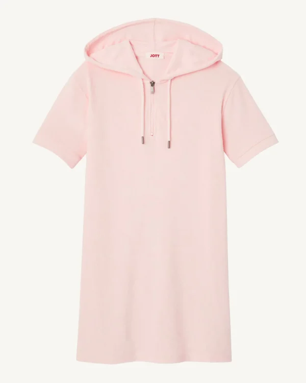 Outlet Meg Light Pink Toweling Dress Women Clothes