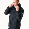 Online Mistral Black Hooded Windbreaker Men Down Jackets And Jackets