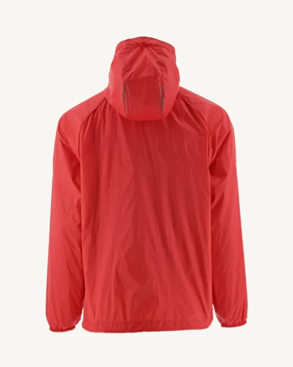 Cheap Mistral Bright Red Hooded Windbreaker Men Down Jackets And Jackets