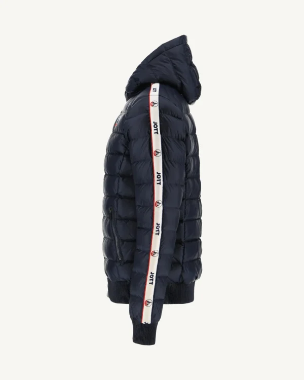 Shop Navy Ankara Great Cold Hooded Down Jacket Men Down Jackets And Jackets