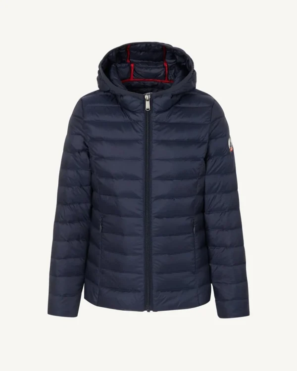 Outlet Navy Carla Children'S Lightweight Hooded Down Jacket Kids Down Jackets