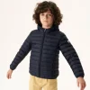 Cheap Navy Hugo Children'S Lightweight Hooded Down Jacket Kids Down Jackets