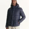 Discount Navy Jorge Hooded Puffer Jacket Men Down Jackets And Jackets