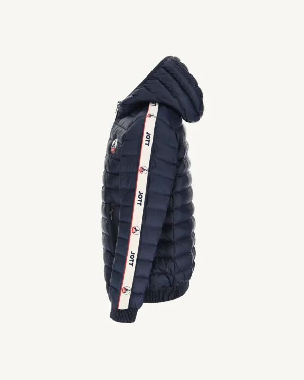 Shop Navy Ludo Children'S Hooded Down Jacket Kids Down Jackets