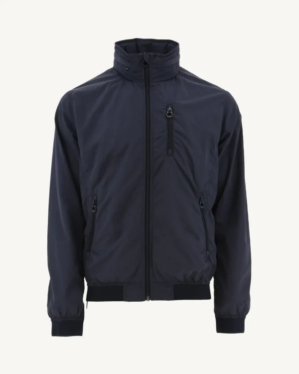 Best Navy Oregon Pocketable Hooded Jacket Men Down Jackets And Jackets