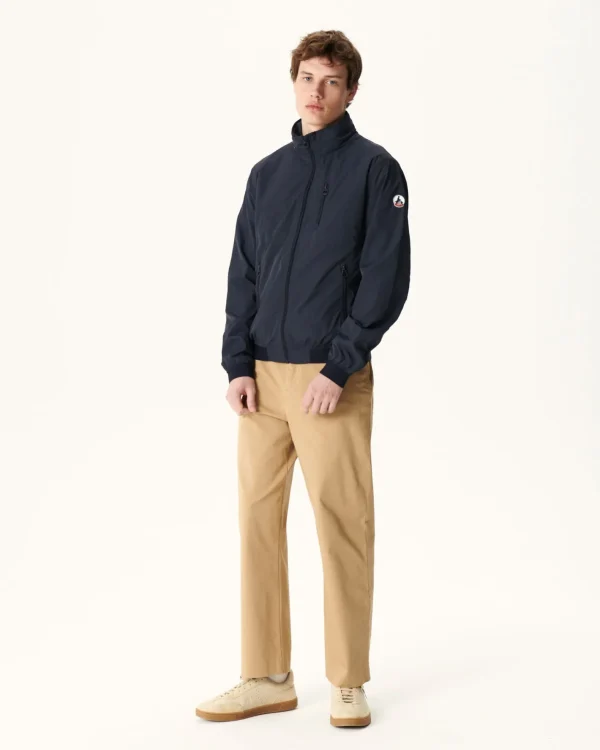 Best Navy Oregon Pocketable Hooded Jacket Men Down Jackets And Jackets