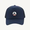 Discount Navy Rise Cotton And Mesh Cap Men Accessories