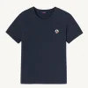 Flash Sale Navy Round Neck Cotton T-Shirt For Children Rio Kids Clothes