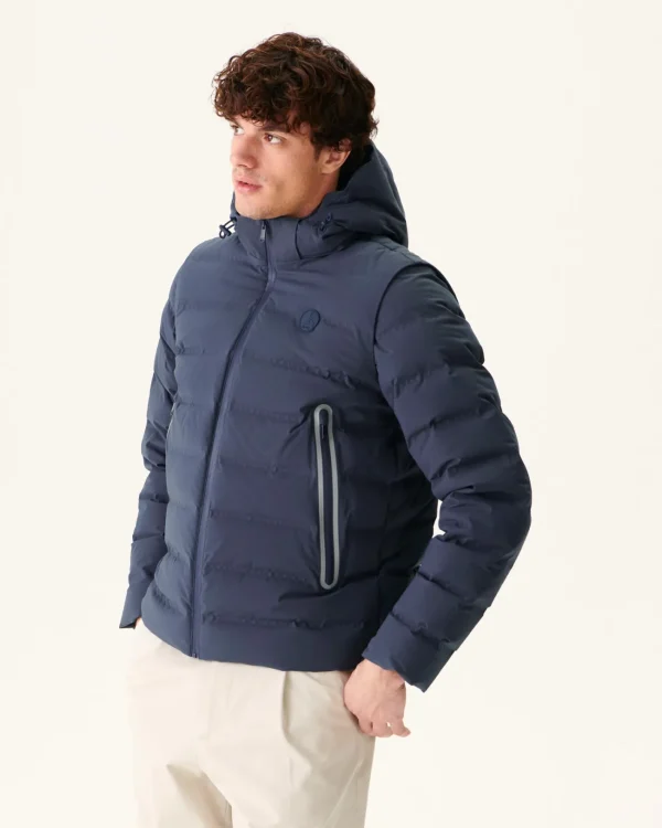 Outlet Navy Ulaan 4-In-1 Hooded Puffer Jacket Men Down Jackets And Jackets