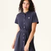 Hot Navy Valencia Polo Dress Women Clothes