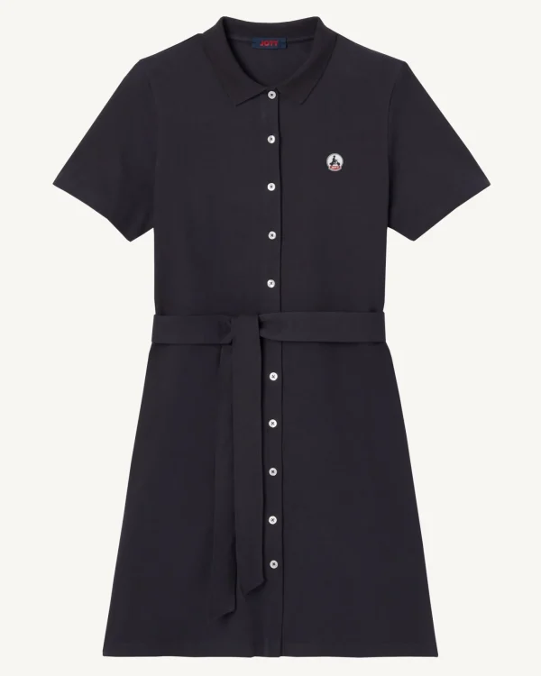 Hot Navy Valencia Polo Dress Women Clothes