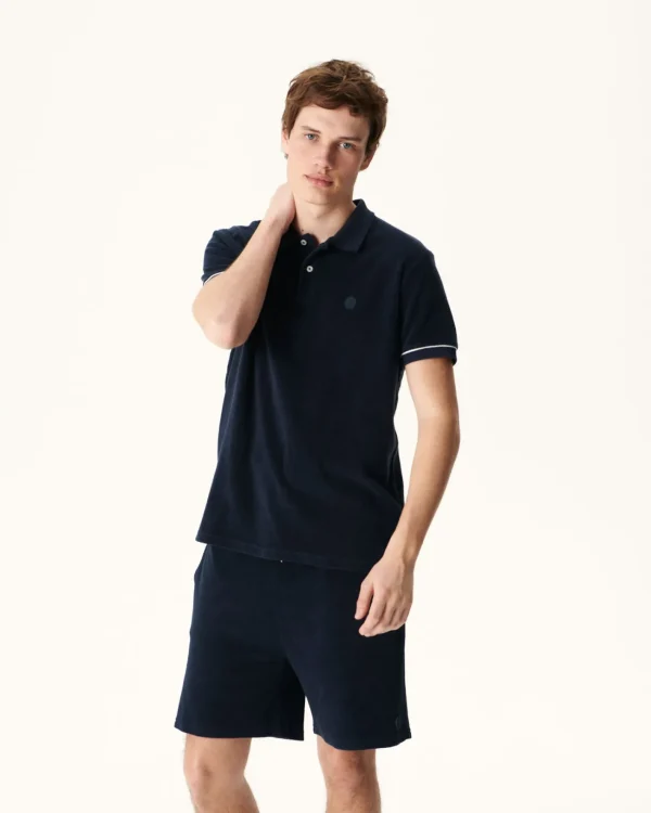 Outlet Neil Navy Polo Shirt Men Clothes