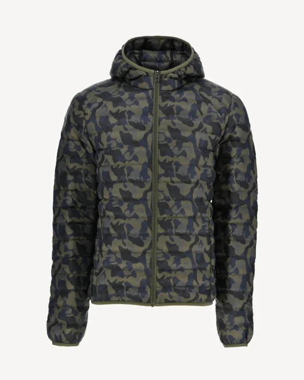 Shop Nico Military Print Lightweight Padded Jacket Men Down Jackets And Jackets