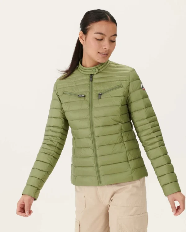 Best Nina Light Khaki Lightweight Padded Jacket Women Down Jackets & Jackets