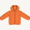 Fashion Orange Camille Baby'S Hooded Puffer Jacket Kids Babe