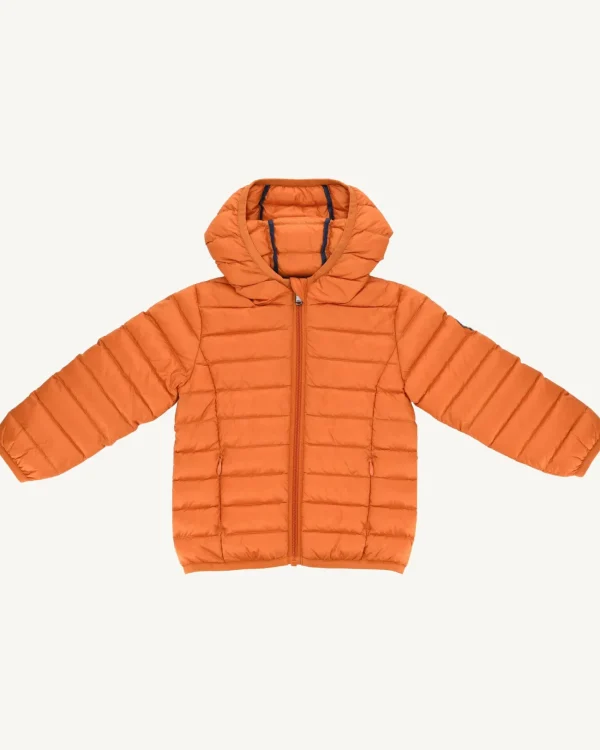 Fashion Orange Camille Baby'S Hooded Puffer Jacket Kids Babe