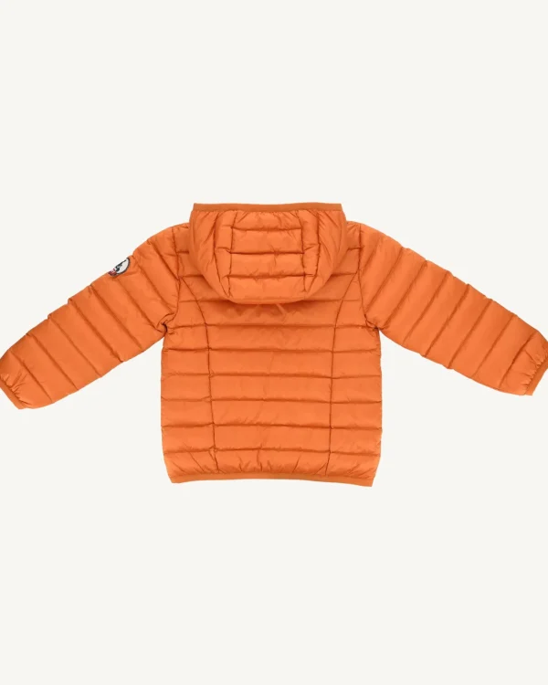 Fashion Orange Camille Baby'S Hooded Puffer Jacket Kids Babe