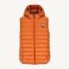 Hot Orange Djam Children'S Sleeveless Down Jacket Kids Down Jackets