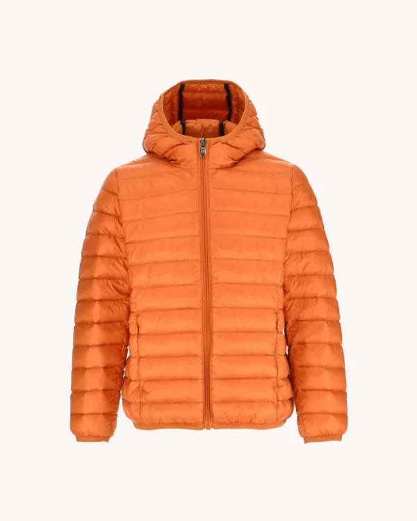 Cheap Orange Hugo Children'S Lightweight Hooded Down Jacket Kids Down Jackets