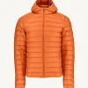 Fashion Orange Nico Lightweight Hooded Down Jacket Men Down Jackets And Jackets