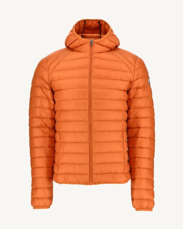 Fashion Orange Nico Lightweight Hooded Down Jacket Men Down Jackets And Jackets