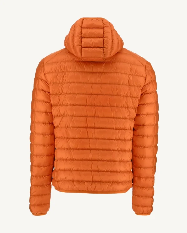 Fashion Orange Nico Lightweight Hooded Down Jacket Men Down Jackets And Jackets