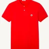 Sale Organic Cotton Polo Shirt Bright Red Marbella Men Clothes