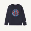 Online Organic Cotton Sweatshirt Navy Catalan Child Kids Clothes