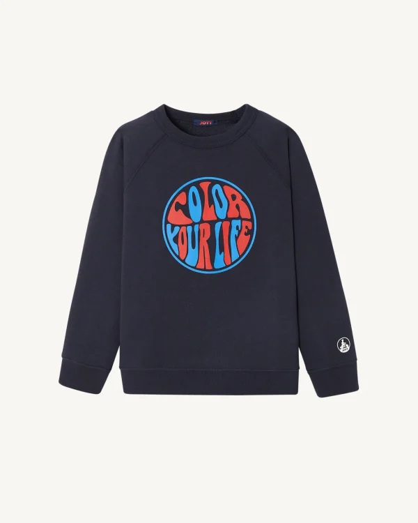 Online Organic Cotton Sweatshirt Navy Catalan Child Kids Clothes