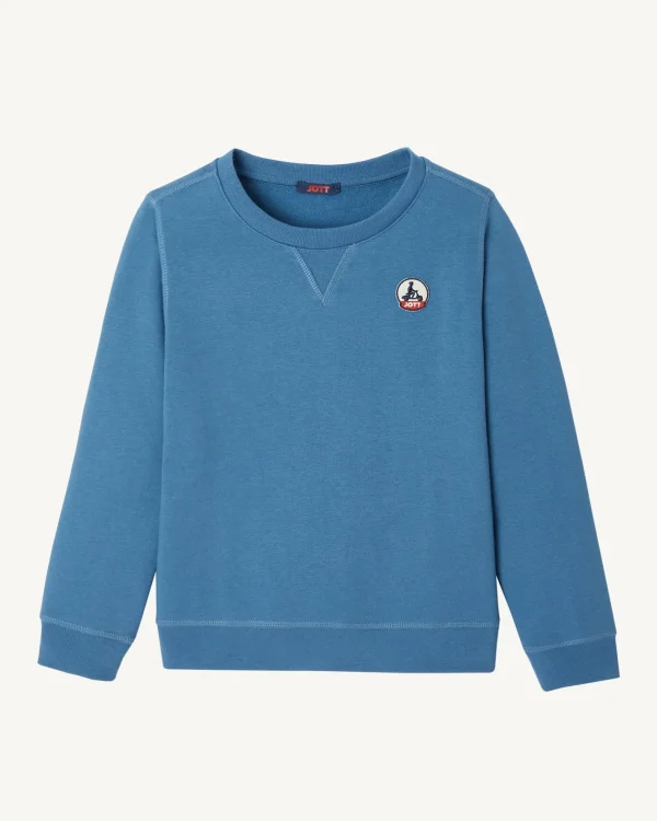 New Organic Cotton Sweatshirt Barcelos Children'S Blue Jeans Kids Clothes