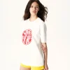 Flash Sale Organic Cotton T-Shirt White Adela Women Clothes