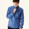 Online Packable Hooded Jacket Denim Blue Manila Men Down Jackets And Jackets